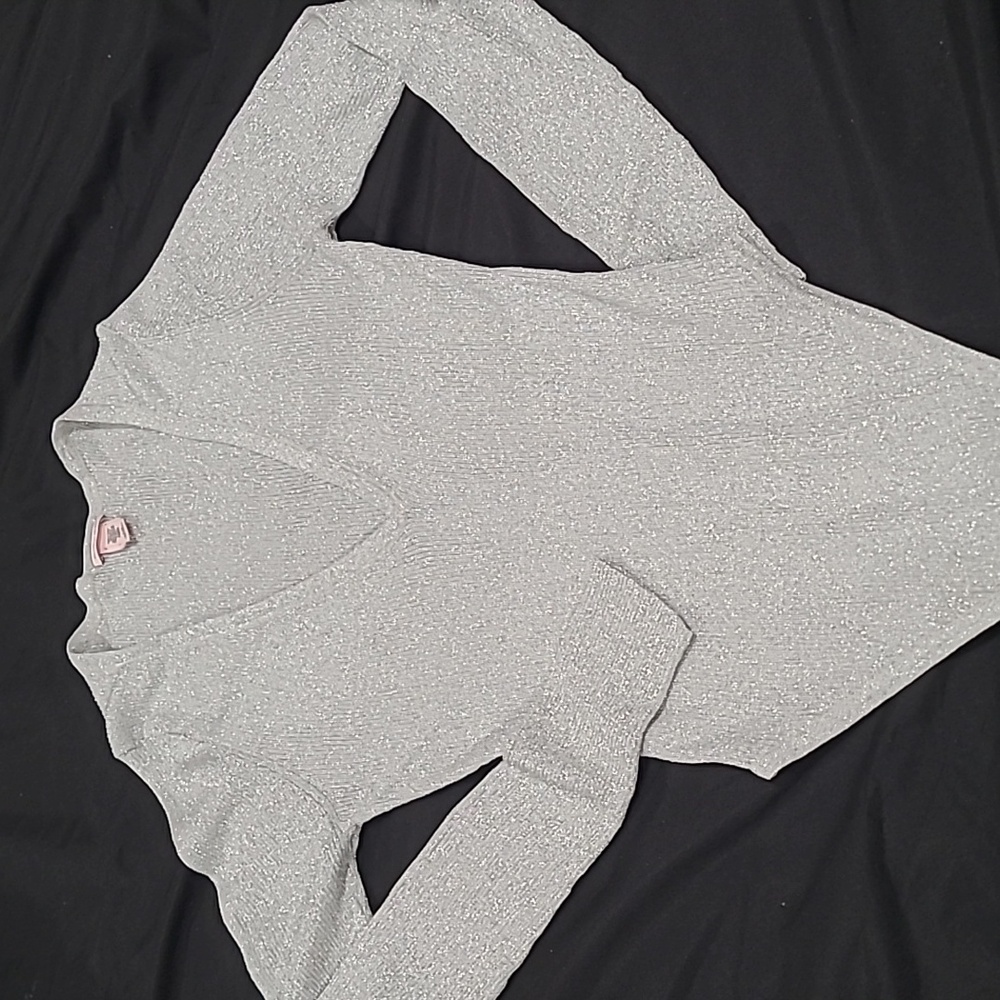 Victoria's Secret Shimmering Silver Top